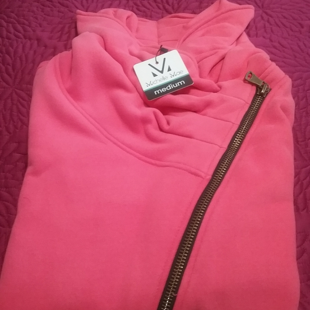 Michelle Mae medium Quinn cowl neck jacket